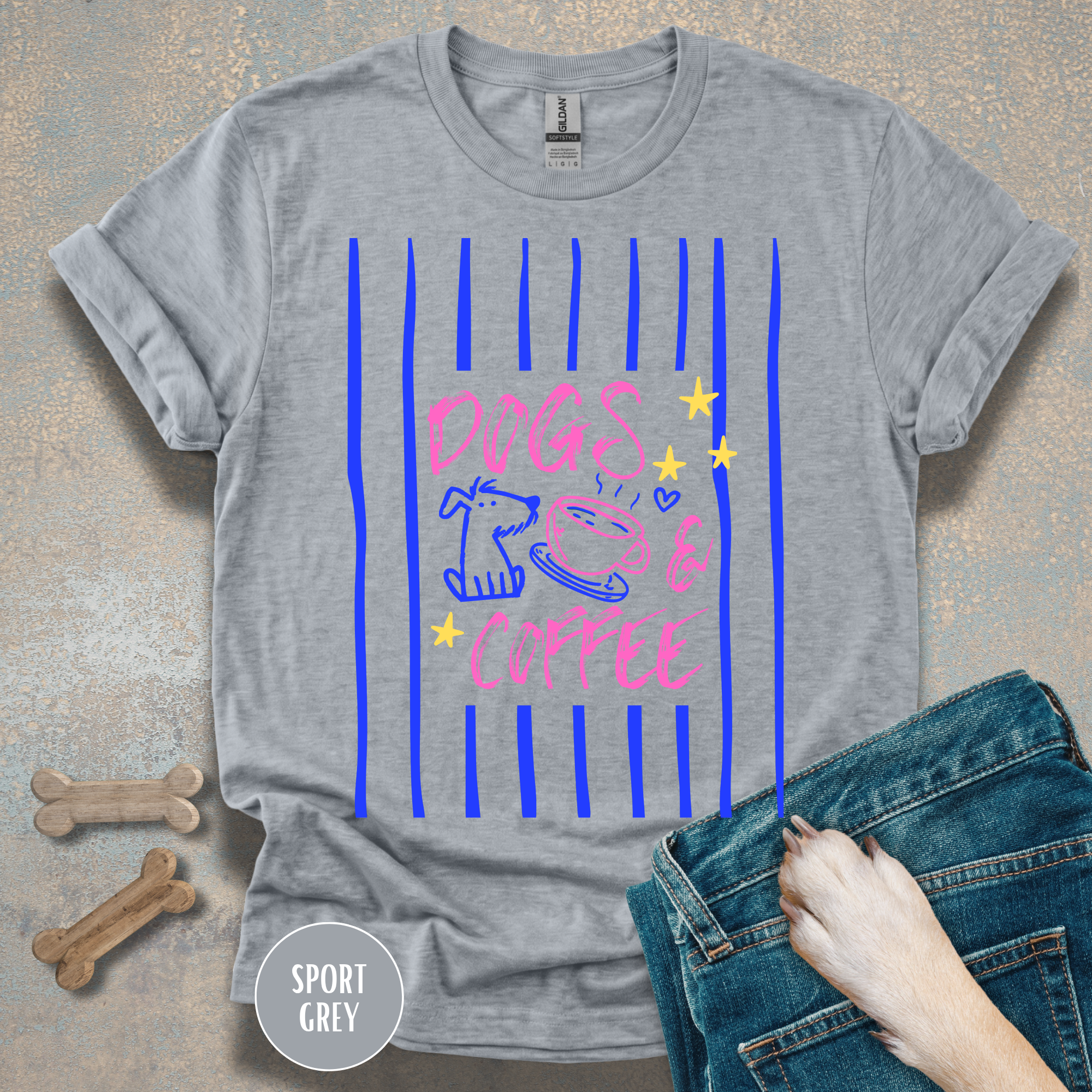 Dogs & Coffee T-Shirt