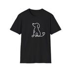 Doodle Dog-white- T-shirt