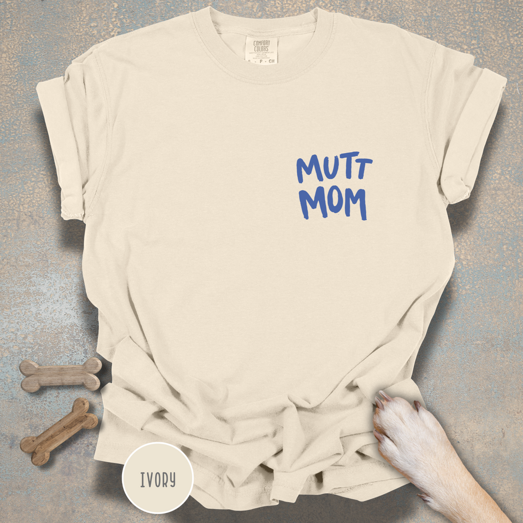 Mutt Mom Club T-Shirt for Rescue Dog Lovers