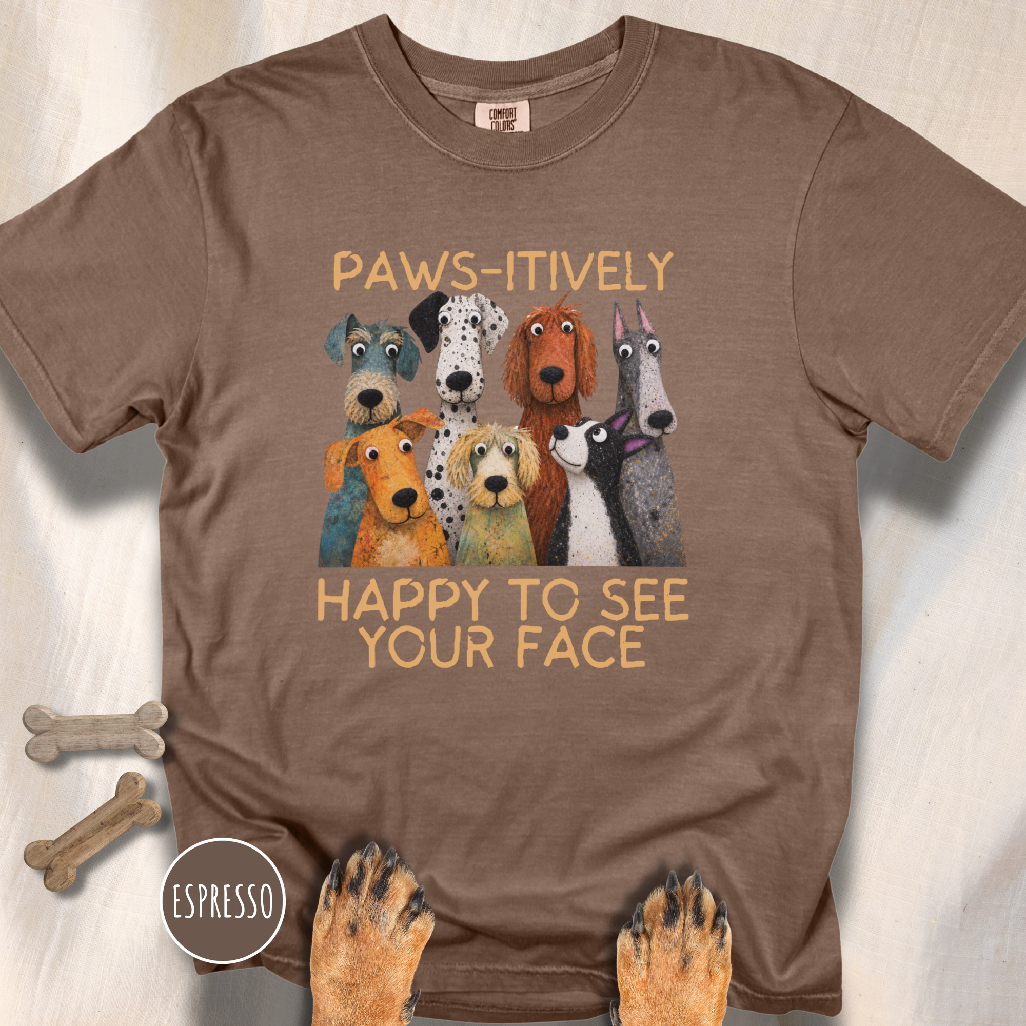 Paws-itively Happy T-shirt