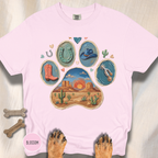 Western Desert Cowboy Paw Print T-Shirt