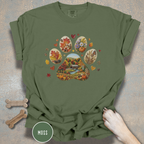 Fall Dog Paw T-shirt