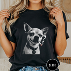 Born to be Wild Smoking Chihuahua T-shirt