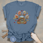 Fall Dog Paw T-shirt