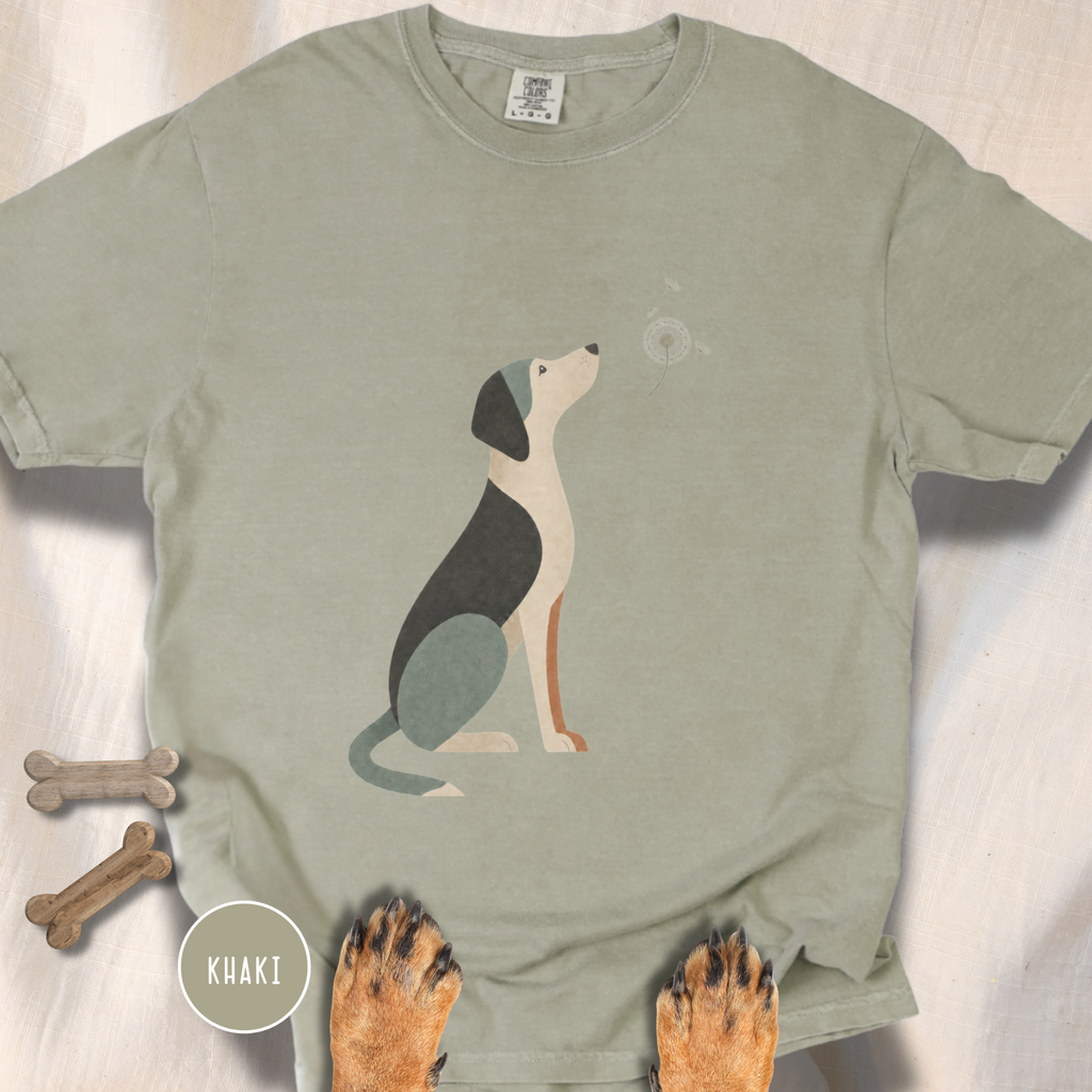A Dog and a Dandelion T-shirt