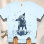 Dog Shaking Off Water T-shirt