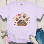 Fall Dog Paw T-shirt