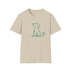 Doodle Dog-green- T-shirt