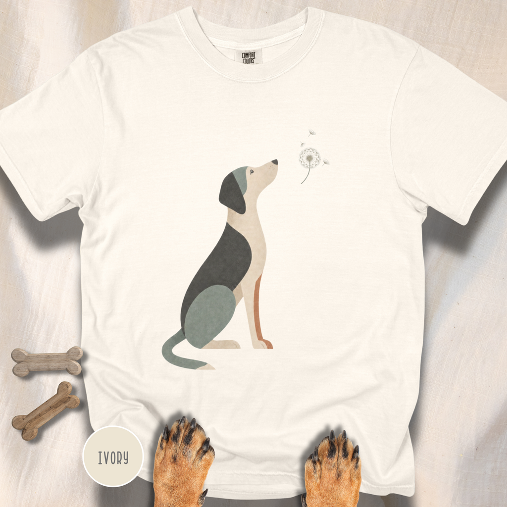 A Dog and a Dandelion T-shirt