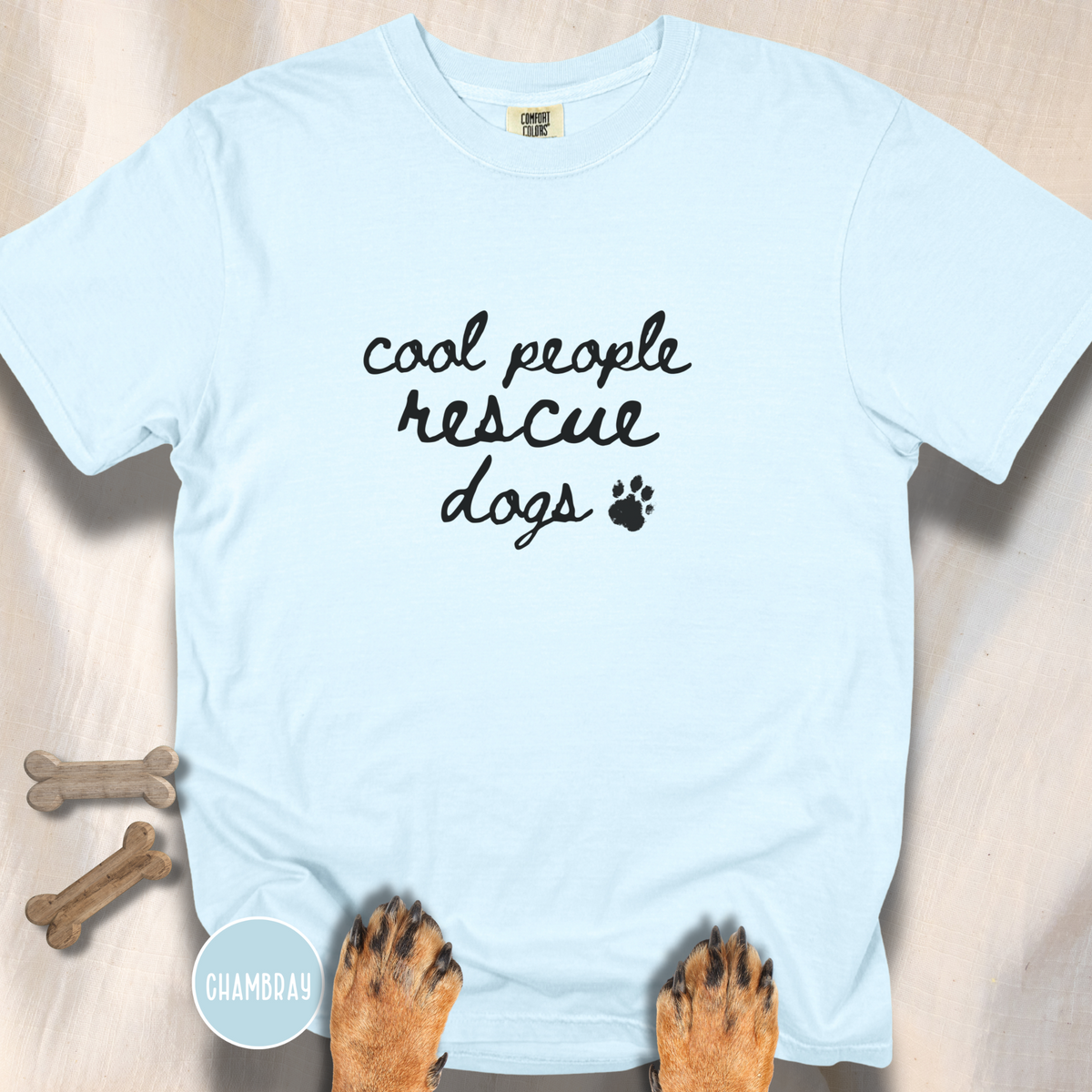 Cool People Rescue Dogs T-shirt