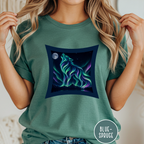 Aurora Borealis Wolf  T-Shirt