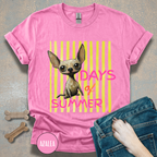 Dog Days of Summer Chihuahua Graphic T-Shirt