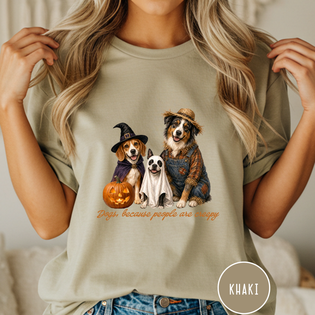 Dogs, Because People are Creepy T-shirt