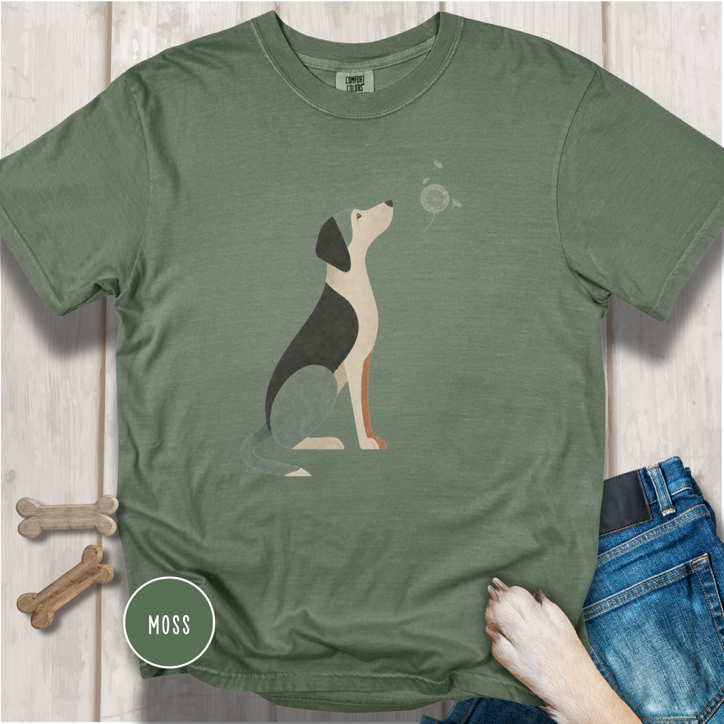A Dog and a Dandelion T-shirt