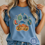 Western Desert Cowboy Paw Print T-Shirt