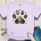 Trail Dog Paw Comfort Colors T-Shirt