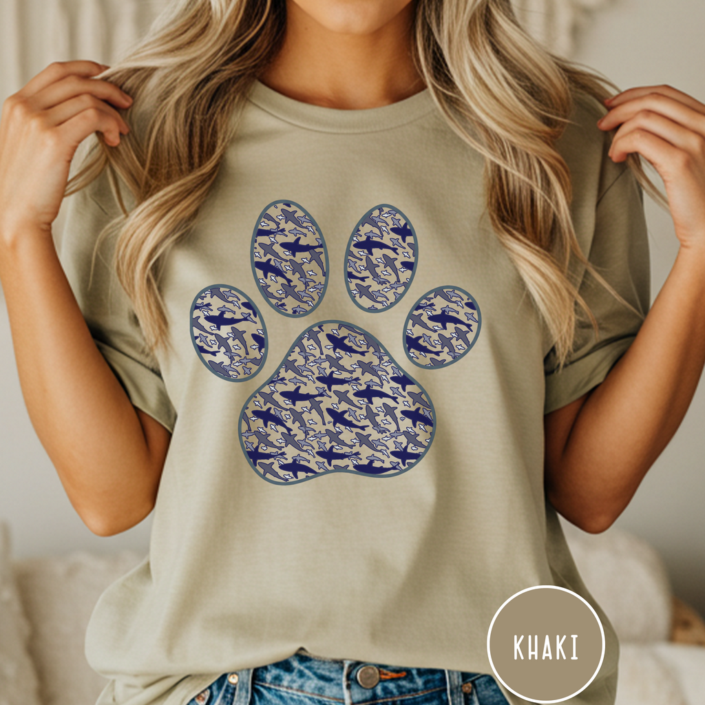 Sharks in the Paw-ter T-shirt