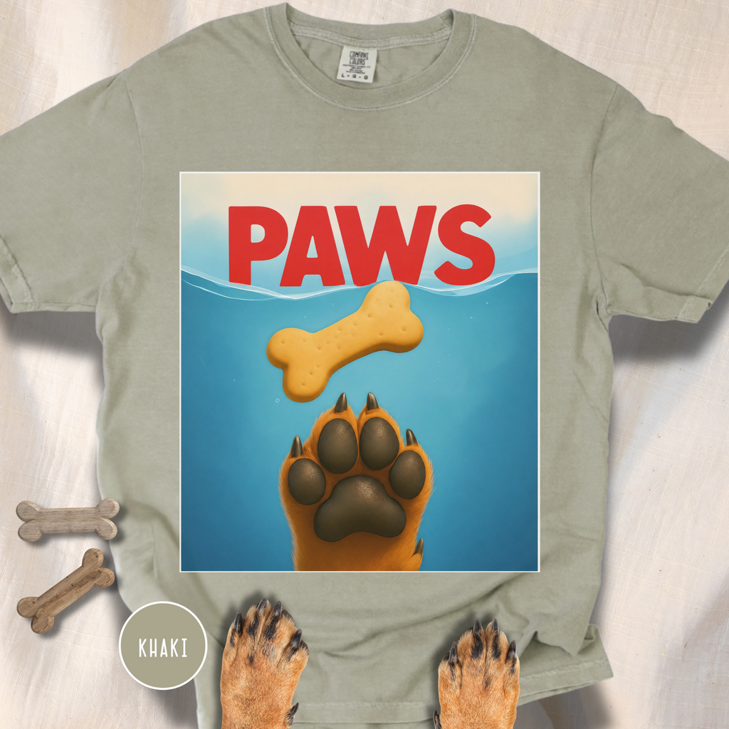 PAWS | Funny Dog Movie Parody T-Shirt