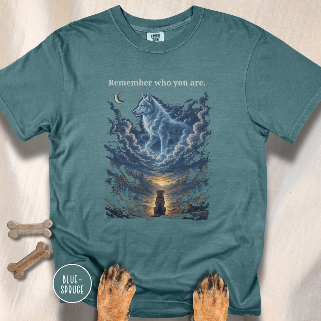 Remember Who You Are Wolf T-shirt
