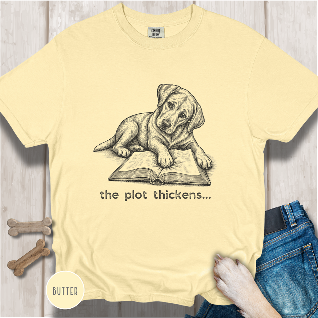 Labrador The Plot Thickens T-shirt