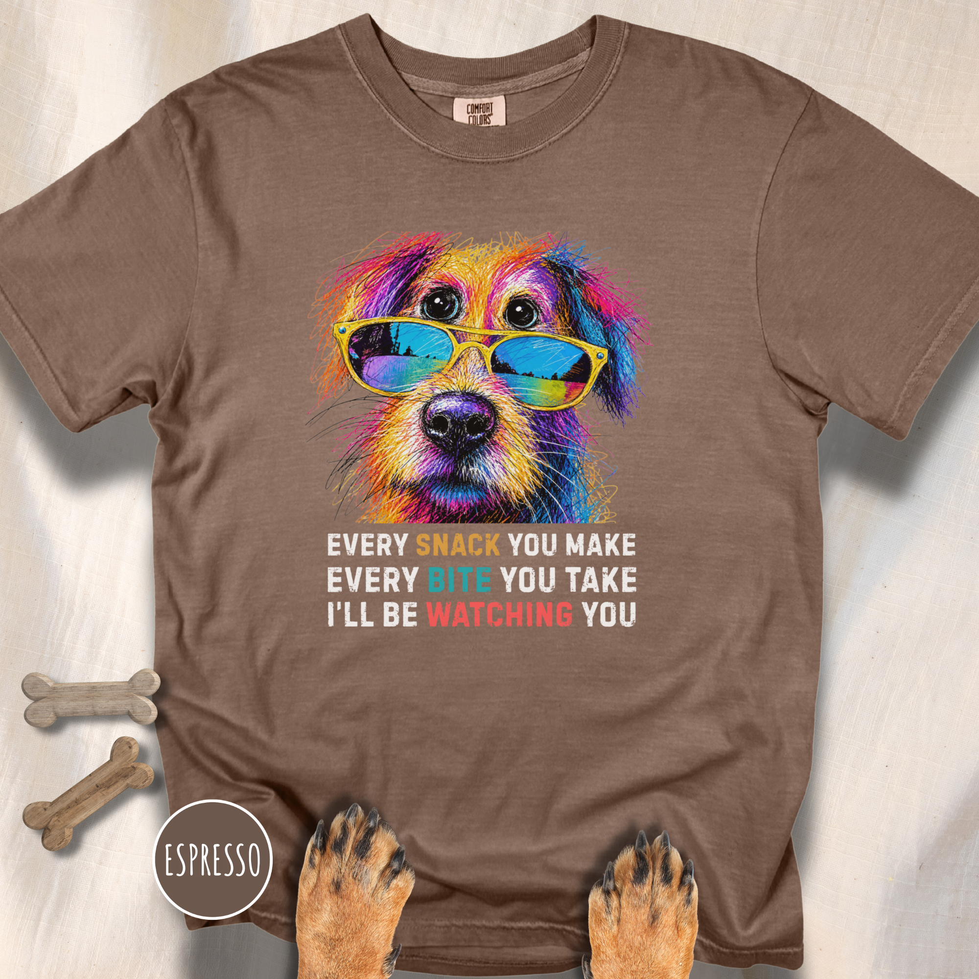I'll Be Watching You Snack T-shirt