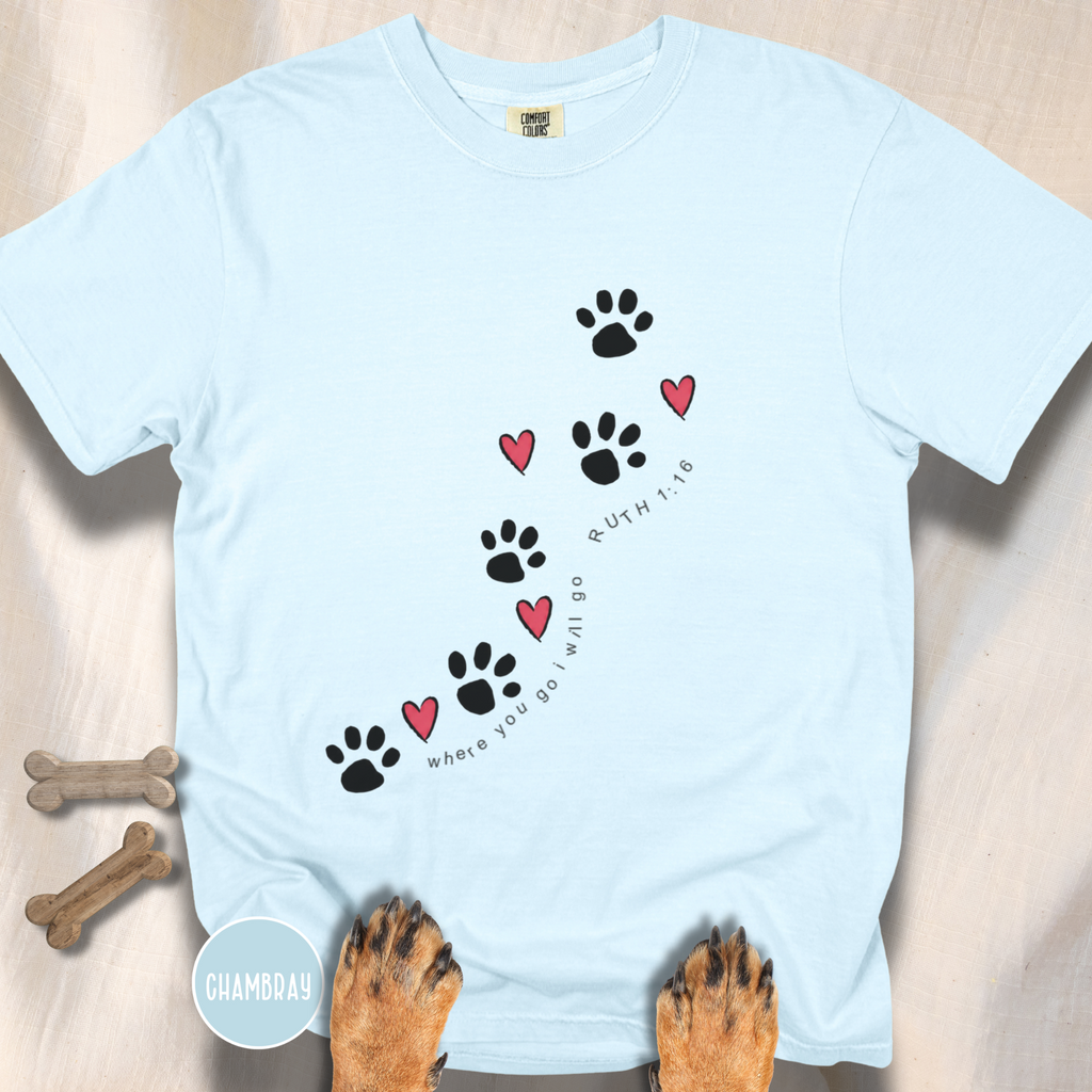 Paws and Hearts Trail T-shirt