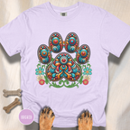 Groovy Mandela Paw Print T-shirt