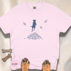 Leaf Pile Dog  T-Shirt