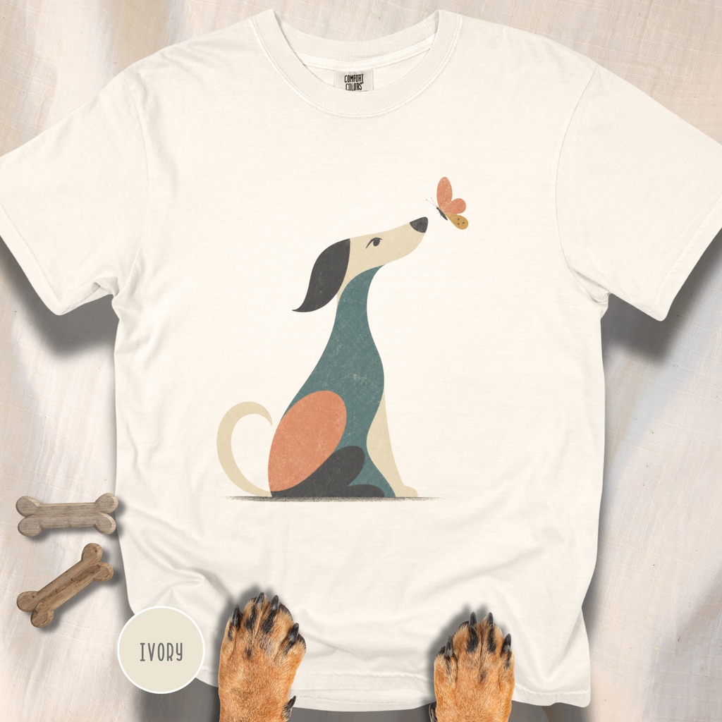 A Dog and a Butterfly T-shirt