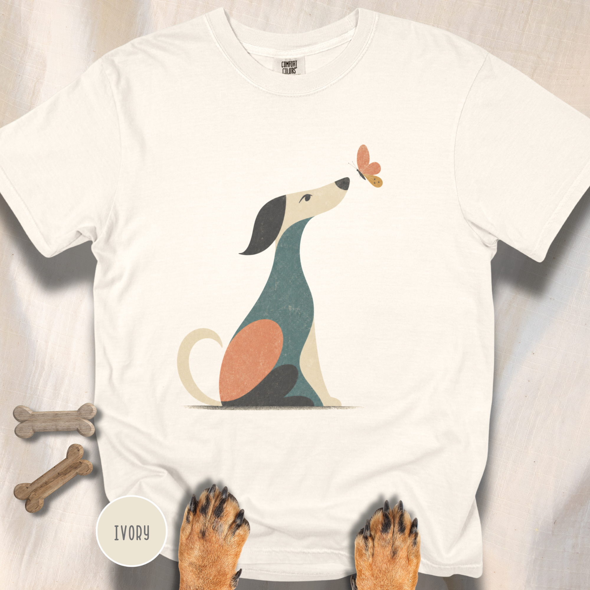 A Dog and a Butterfly T-shirt