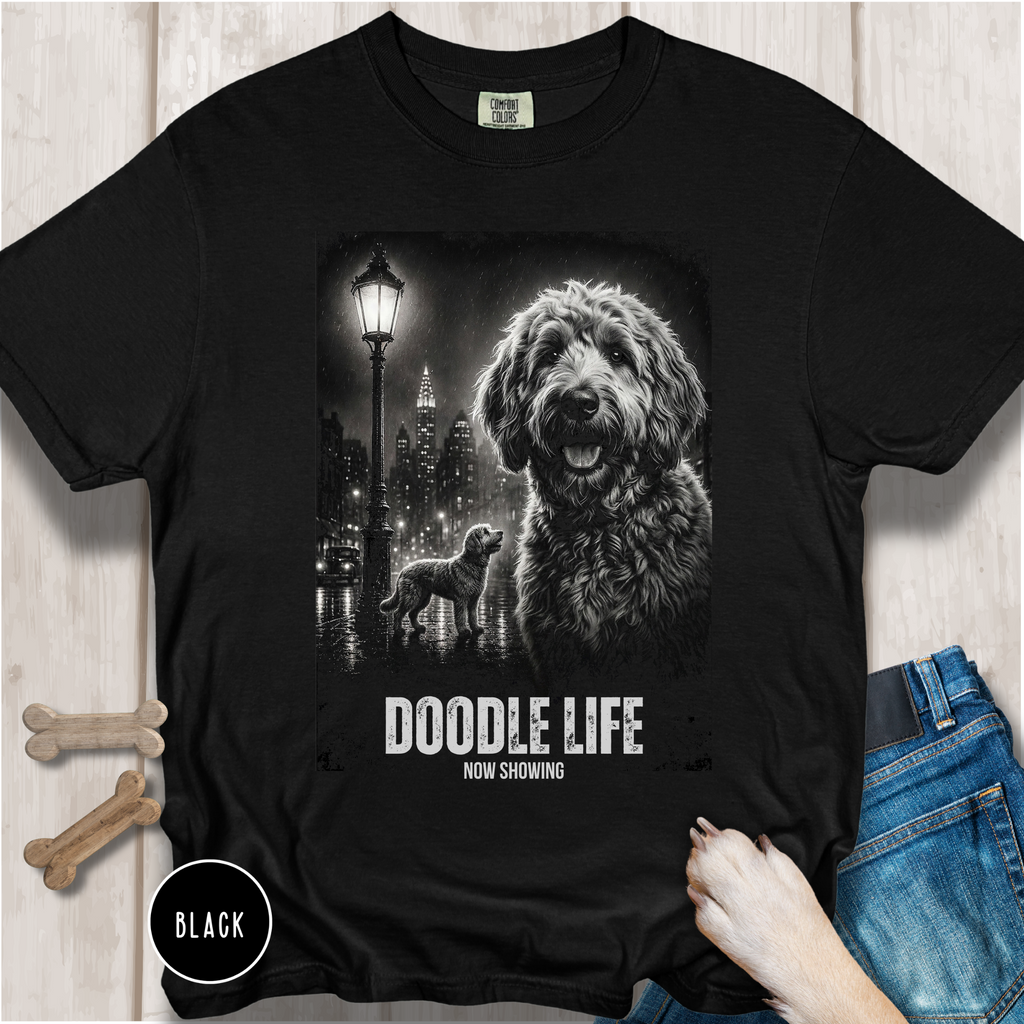 Doodle Life film noir movie poster T-shirt