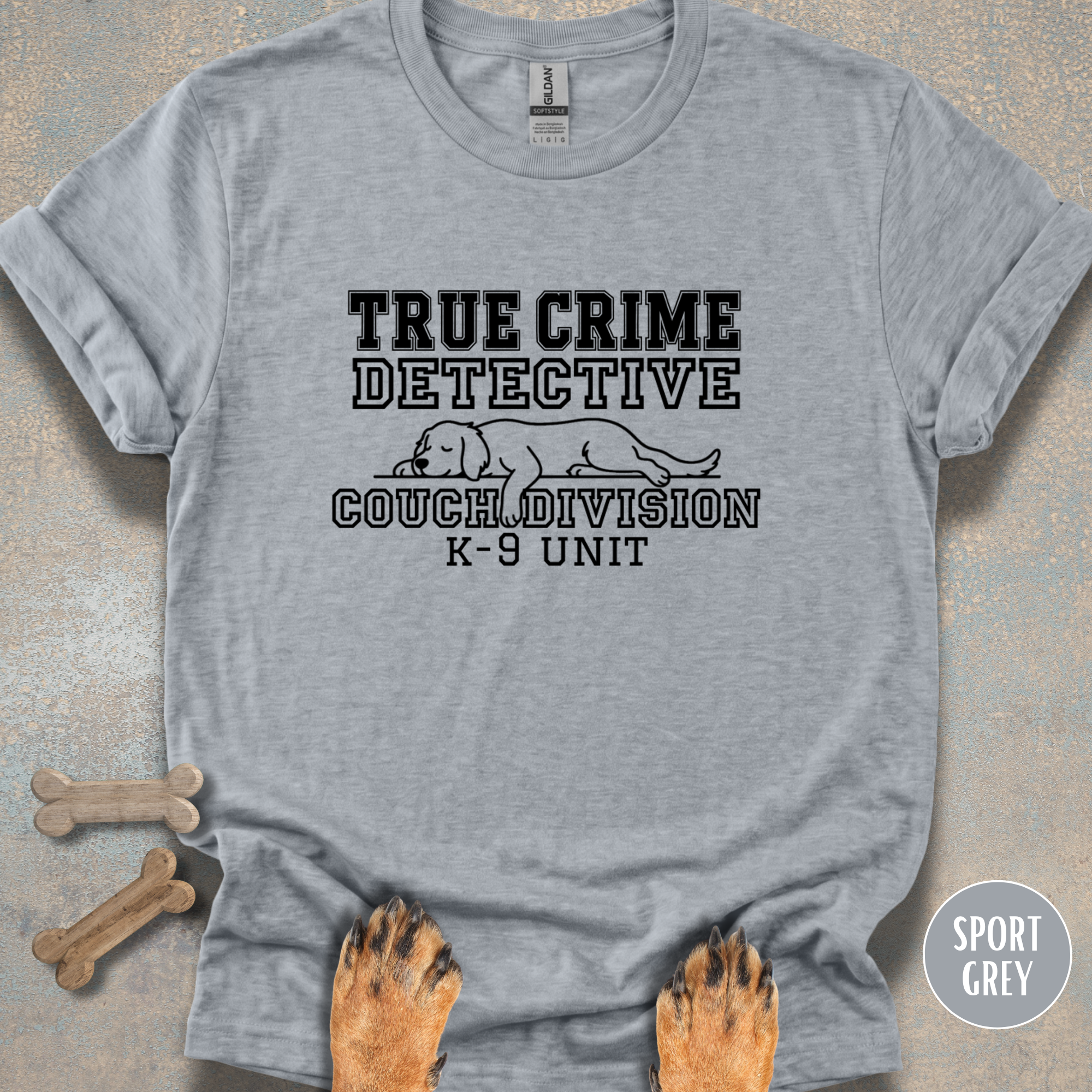 True Crime Detective K-9 Unit T-shirt