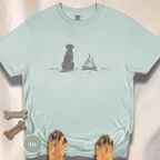 A Dog by the Campfire  T-Shirt