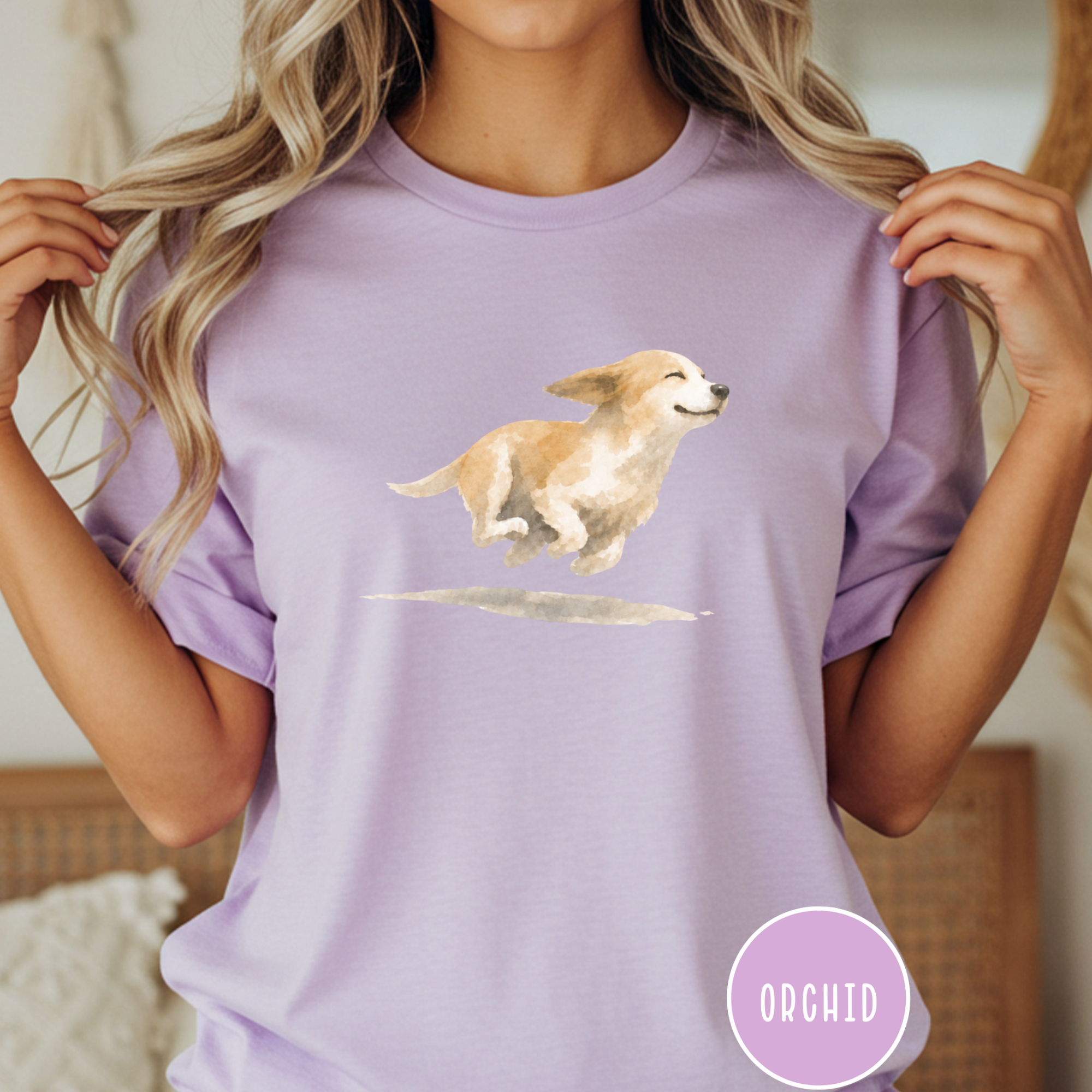 Dog Zoomies Watercolor T-Shirt