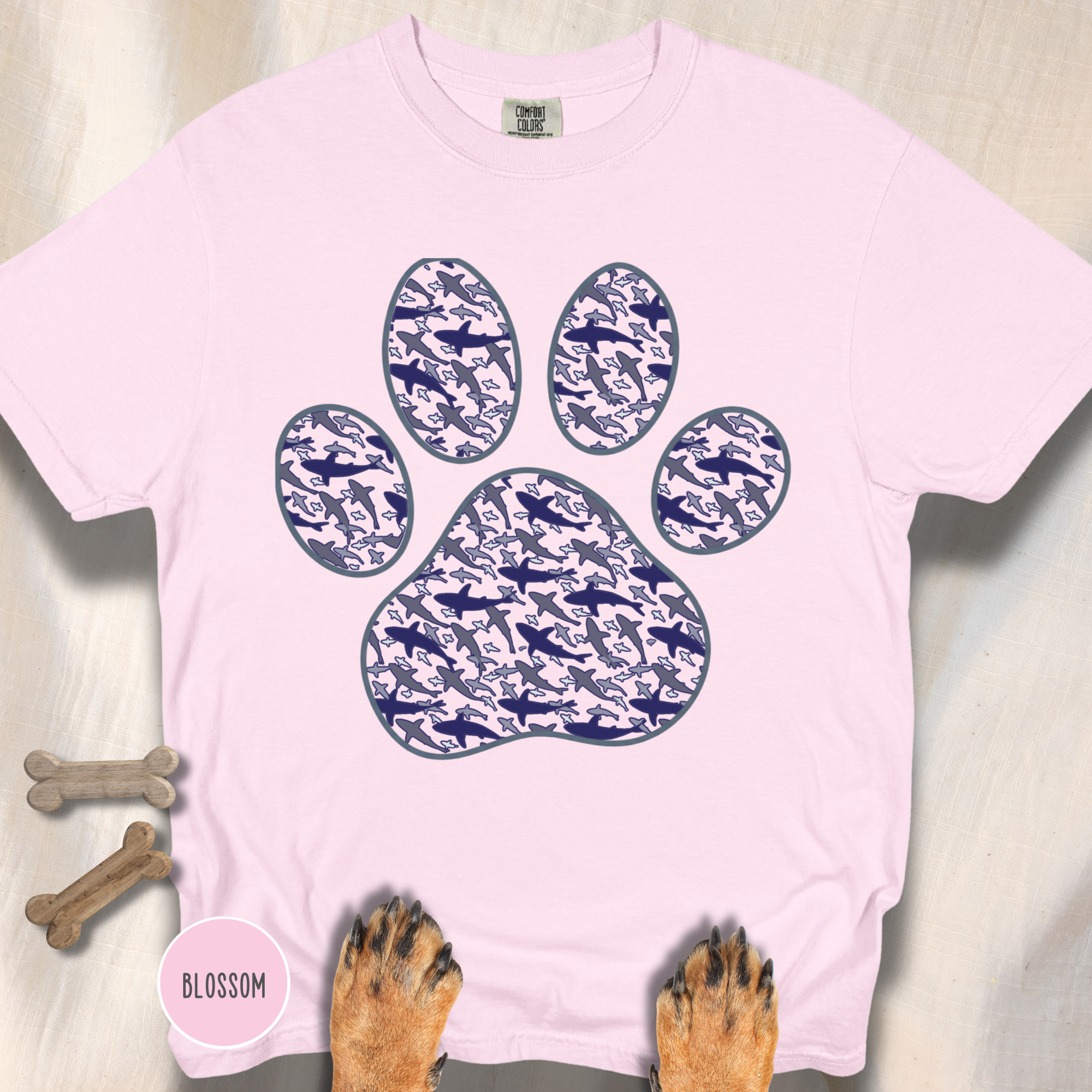 Sharks in the Paw-ter T-shirt