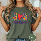 Peace Love Dogs T-shirt