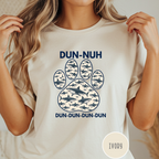 Shark Theme Song Paw Print T-shirt