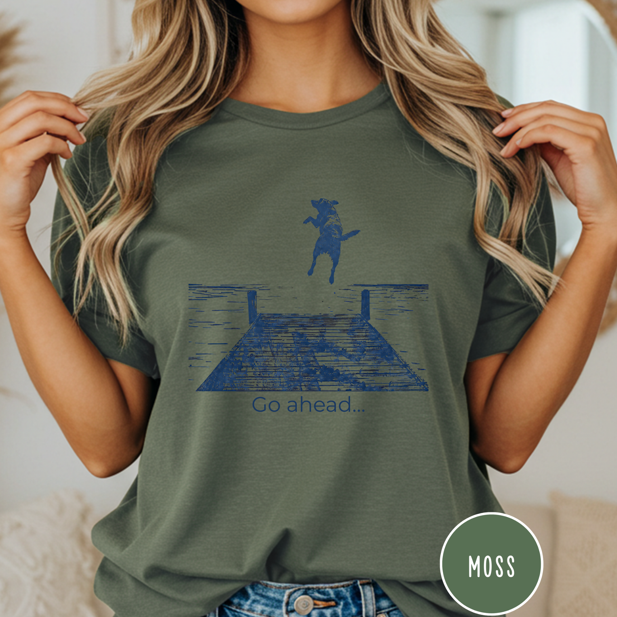 Go ahead...and Jump Dock Dog T-Shirt