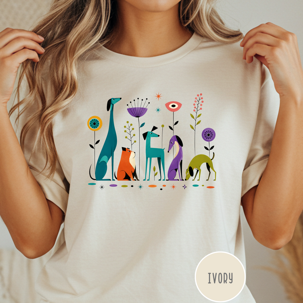 Atomic Dogs in the Garden of Strange T-shirt