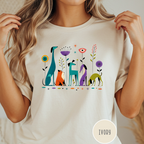 Atomic Dogs in the Garden of Strange T-shirt