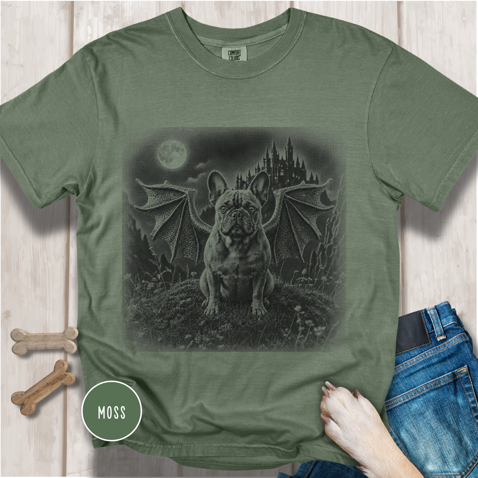 Mythic Guardian French Bull Dog T-Shirt