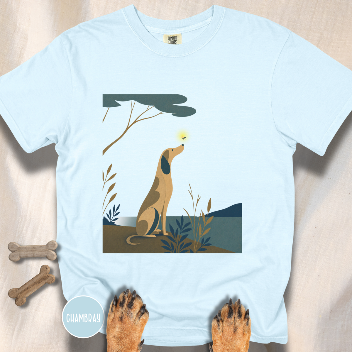 A Dog and a Firefly T-shirt