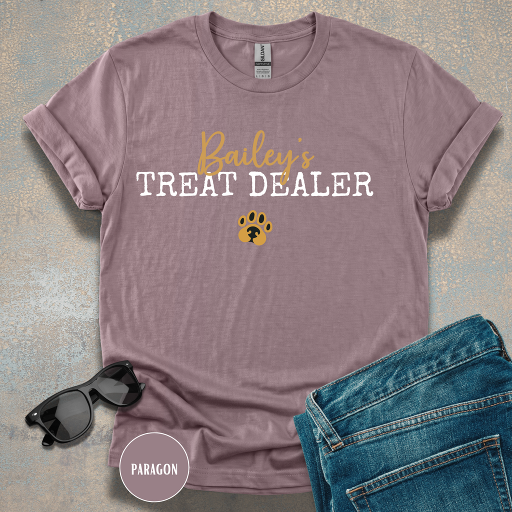 Personalized Treat Dealer Dog Lover T-shirt