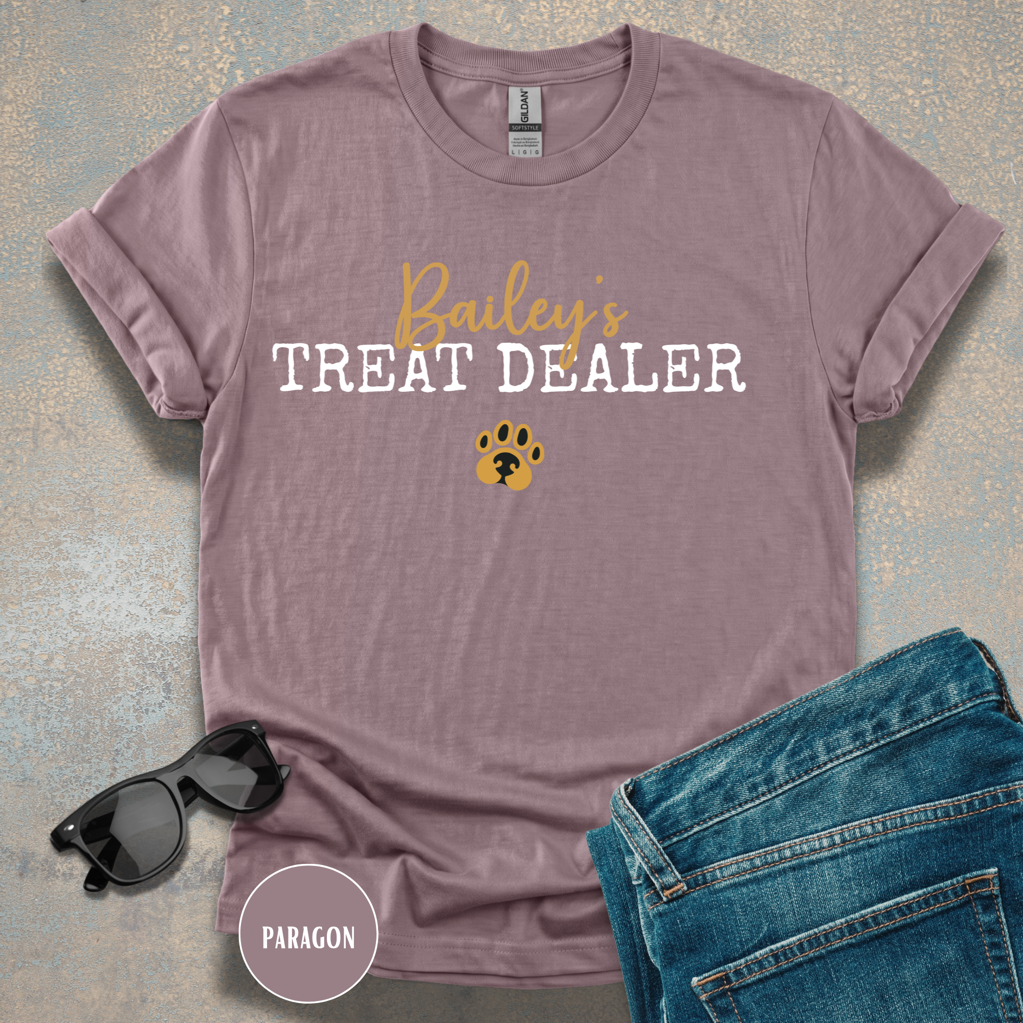 Personalized Treat Dealer Dog Lover T-shirt