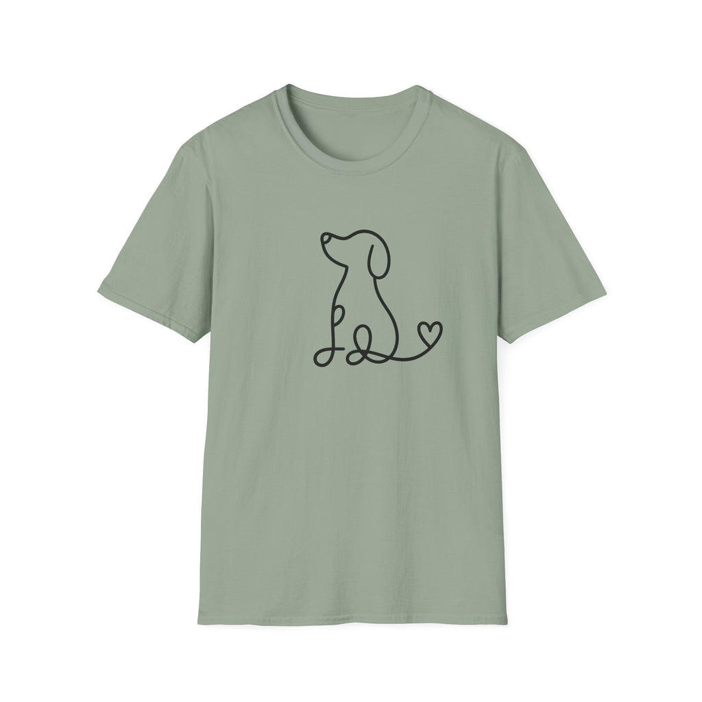 Doodle Dog-black- T-shirt