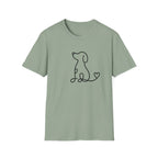 Doodle Dog-black- T-shirt