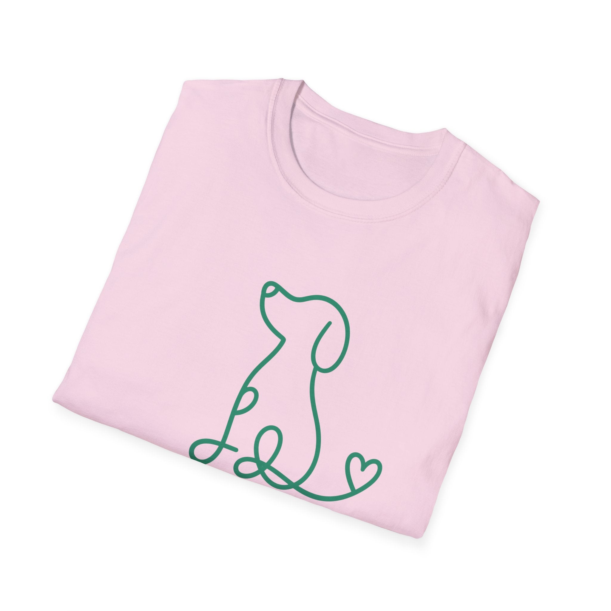 Doodle Dog-green- T-shirt