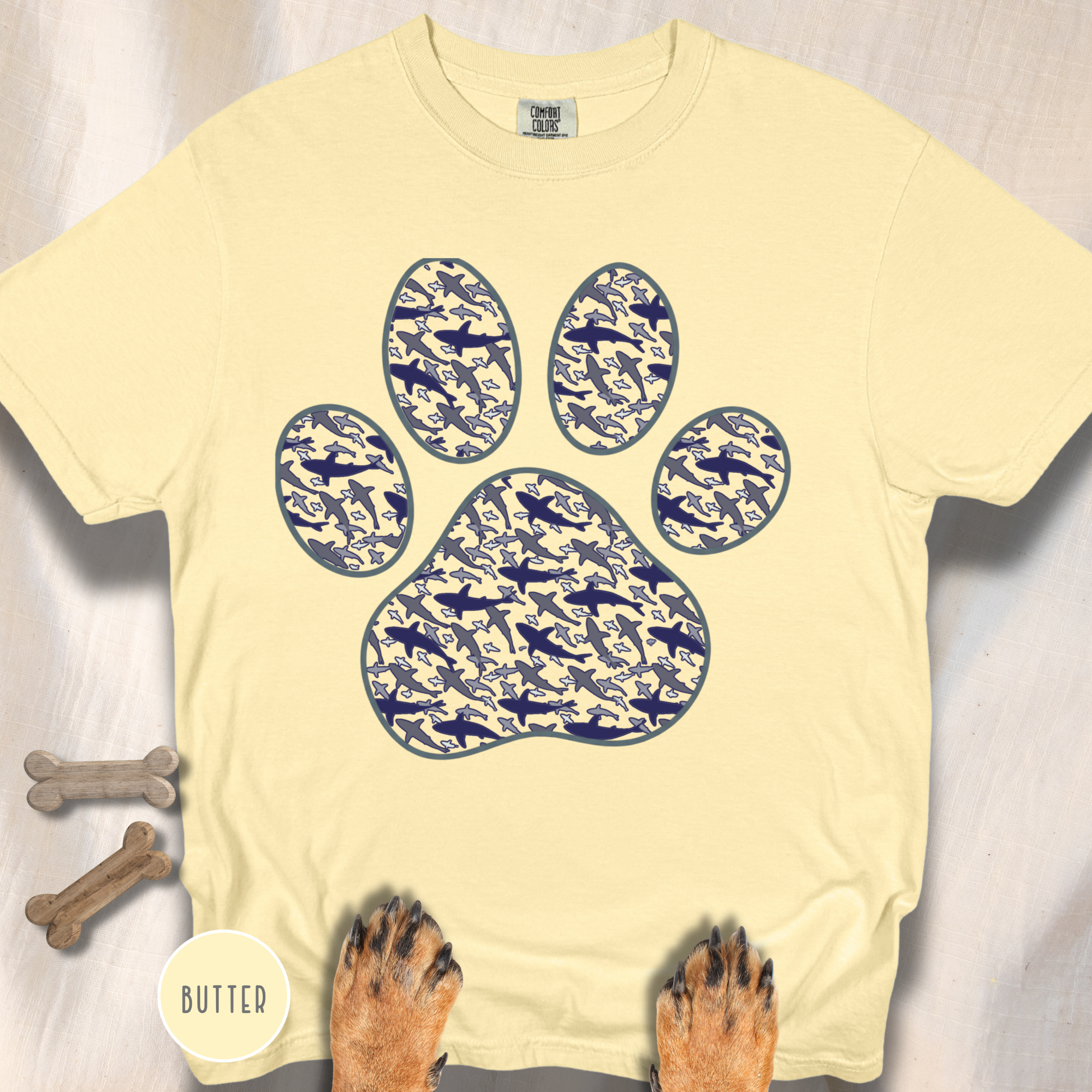 Sharks in the Paw-ter T-shirt