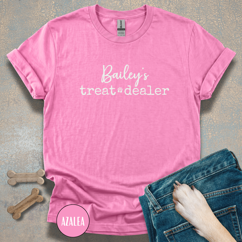 Personalized Treat Dealer Dog Lover T-shirt
