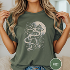 Snow Wolf Under the Moon  T-shirt
